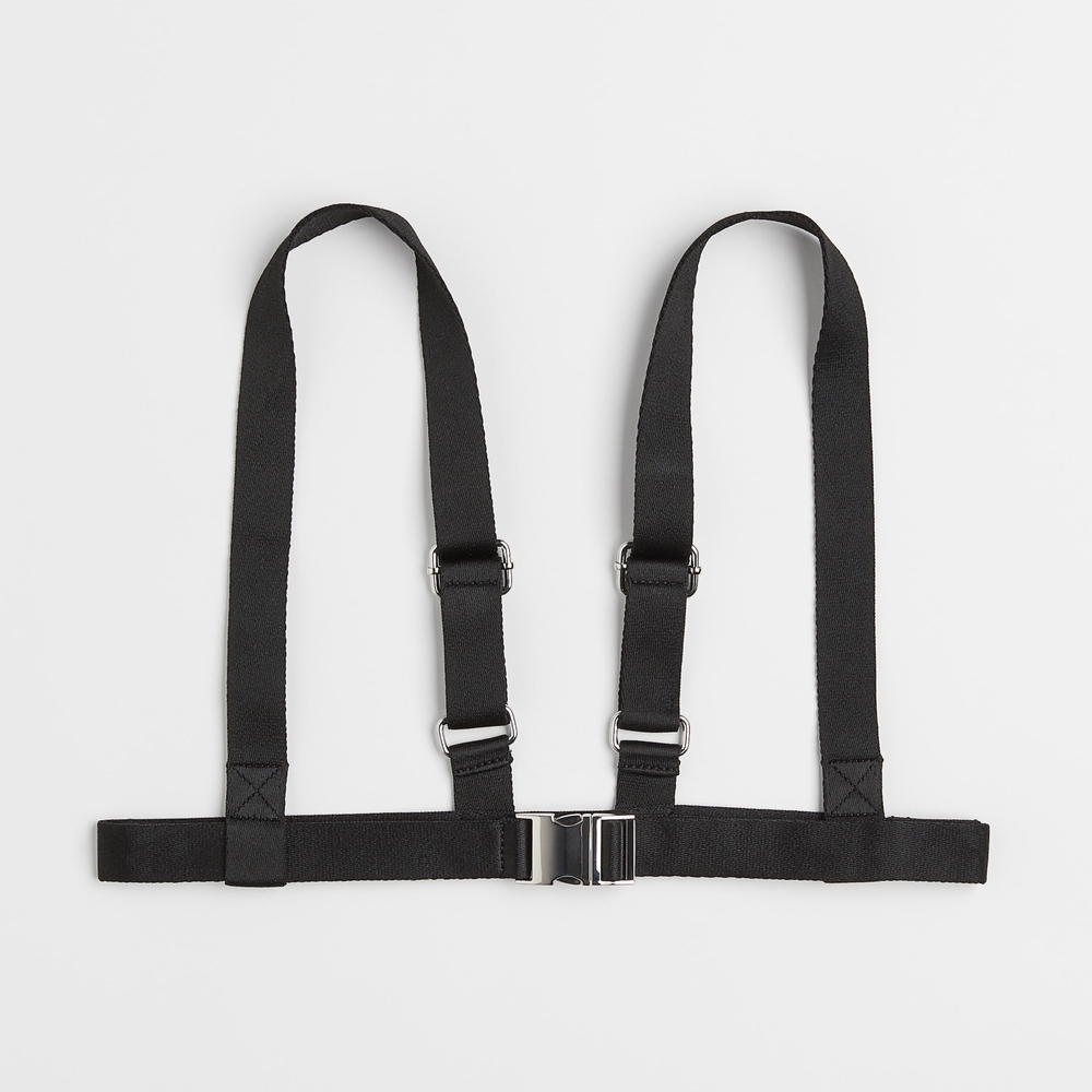 2/$20 Alternative Goth Punk Grunge Black Harness Belt